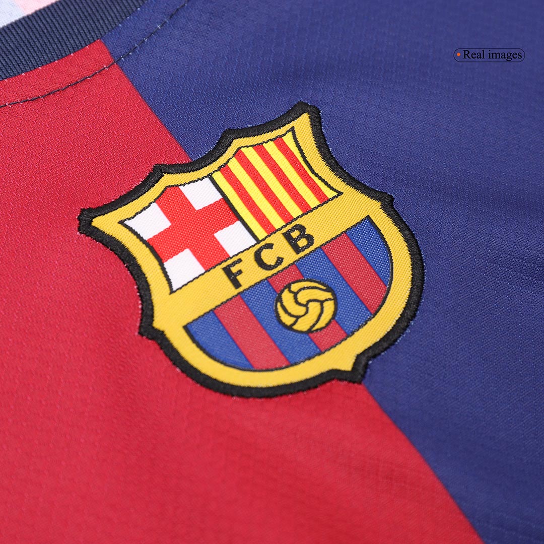 Barcelona Tröja 2024/25 Hemma Röd & Blå Barn