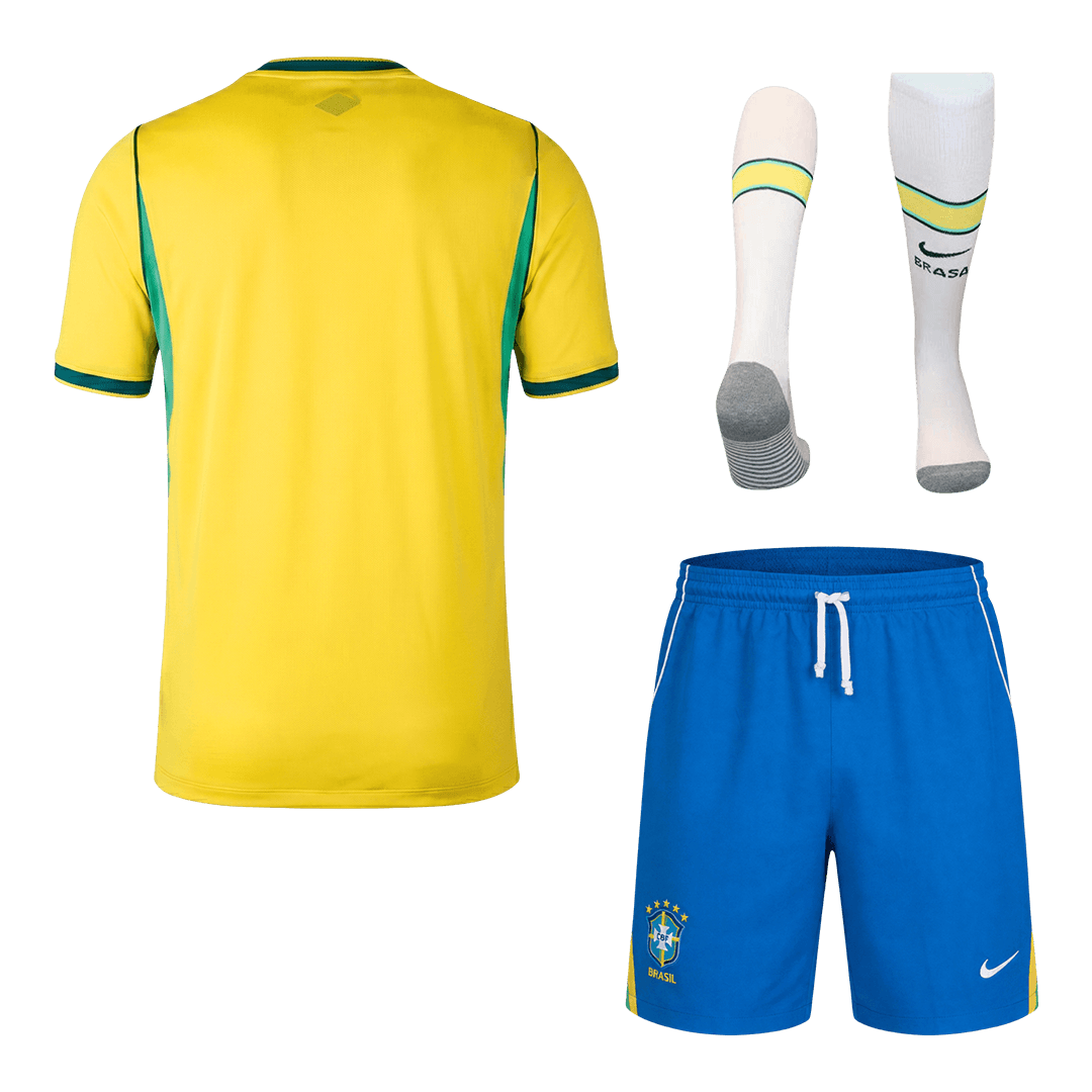 Brasilien Tröja Hemmaställ 2026 Gul-9