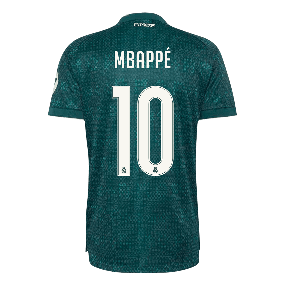 Real Madrid Tröja MBAPPÉ #10 2026/27 Borta Autentisk Grön