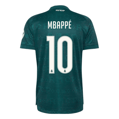 Real Madrid Tröja MBAPPÉ #10 2026/27 Borta Autentisk Grön-3