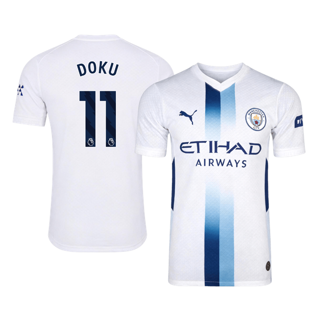 Manchester City Tröja DOKU #11 2026/27 Third Vit