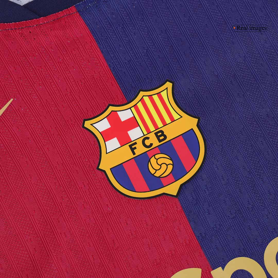 Barcelona Tröja LEWANDOWSKI #9 2024/25 Hemma Röd & Blå-10
