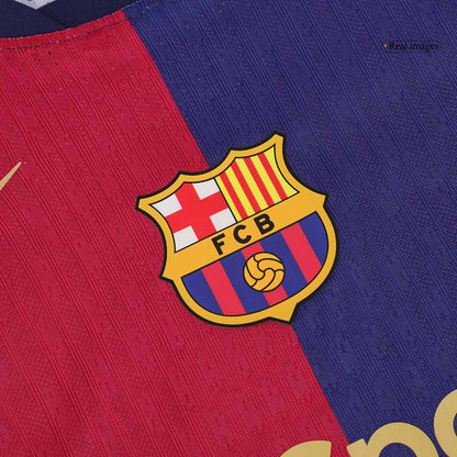 Barcelona Tröja PEDRI #8 2024/25 Hemma Röd & Blå-10