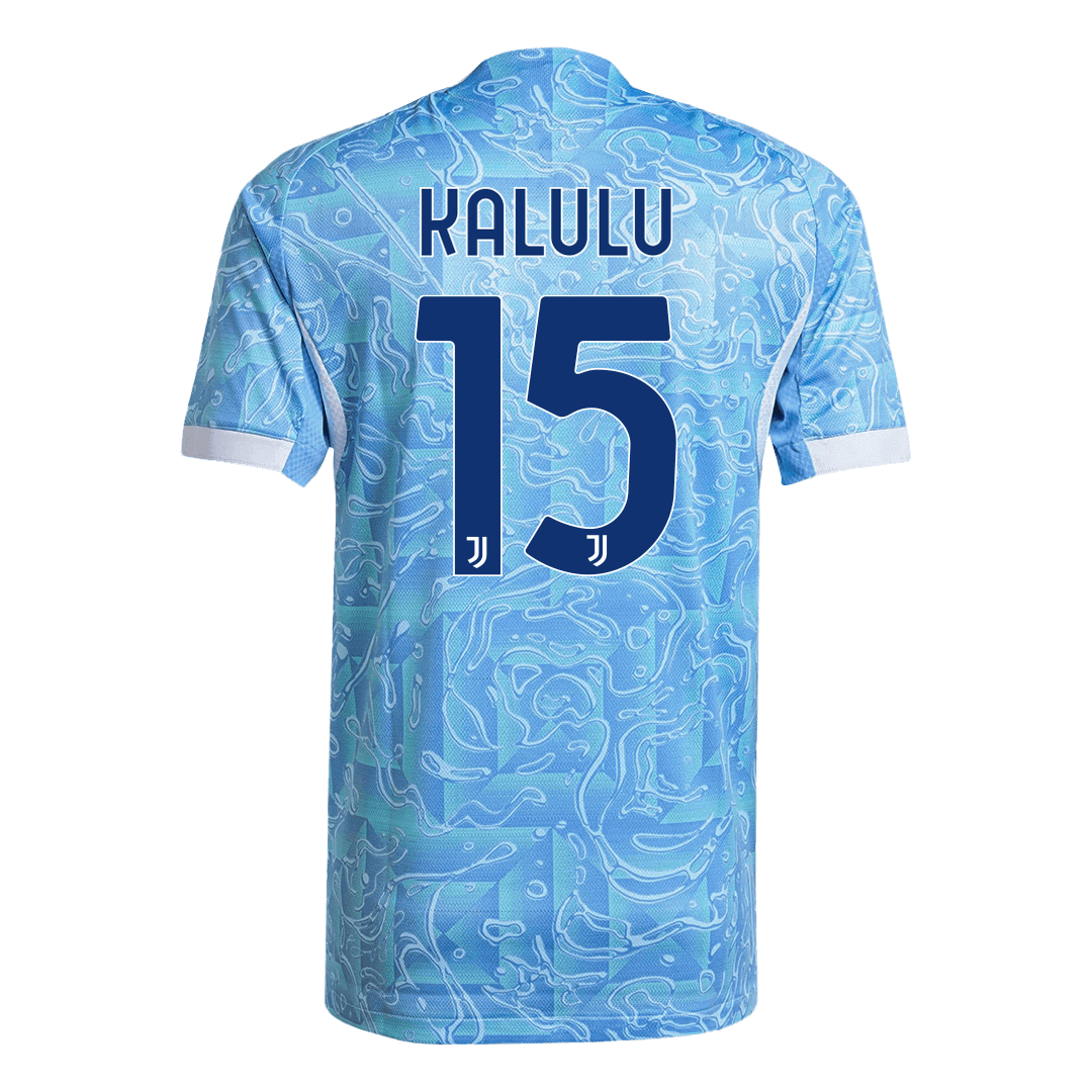 Juventus Tröja KALULU #15 2025/26 Borta Blå