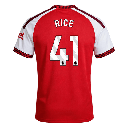 Arsenal Tröja RICE #41 2026/27 Hemma Röd-11