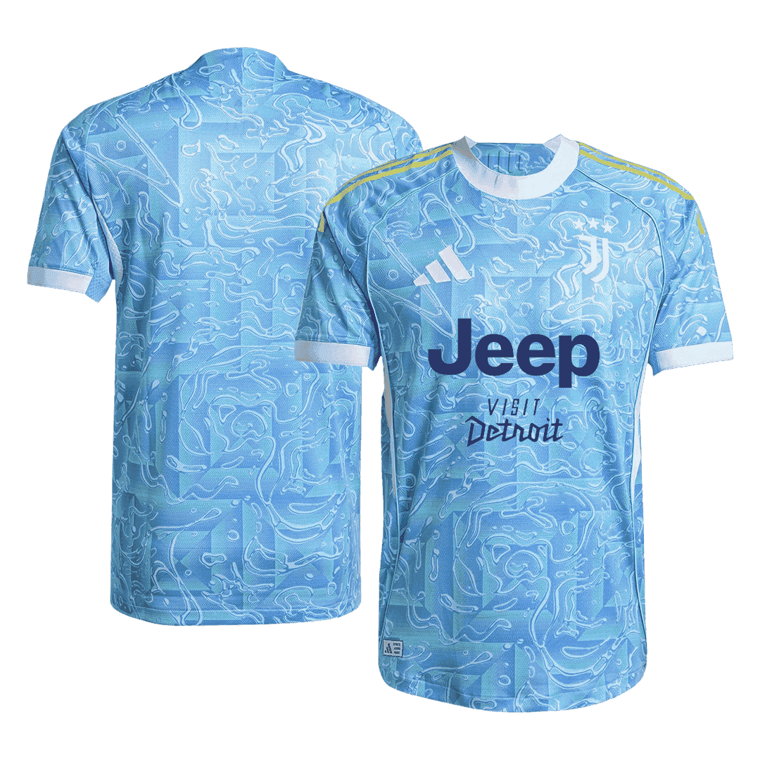 Juventus Tröja 2025/26 Borta Blå-7