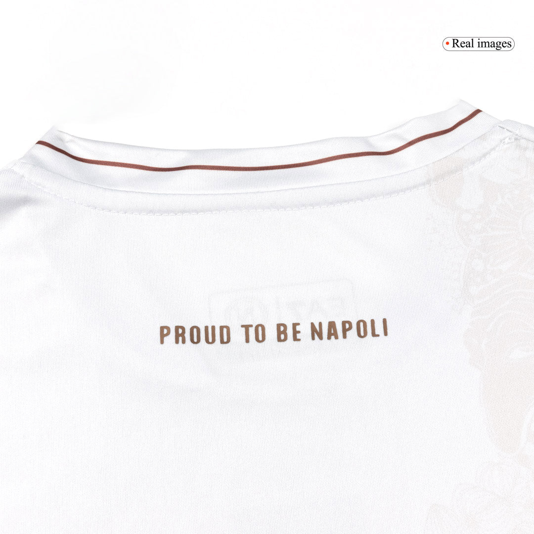 Napoli Tröja 2025/26 Borta Vit Barn-4