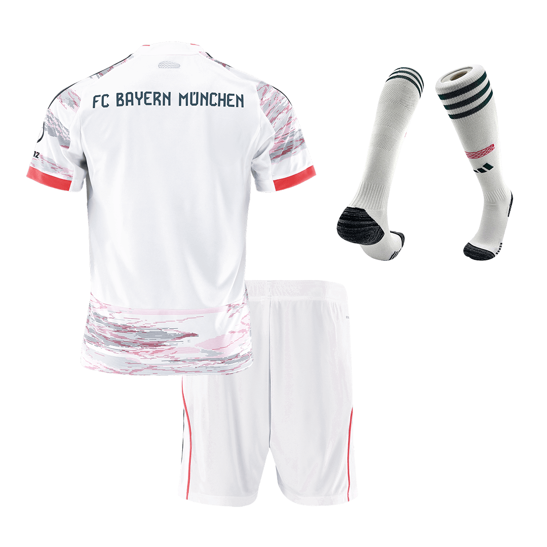 Bayern Munich Tröja 2025/26 Bortaställ Vit Barn-16
