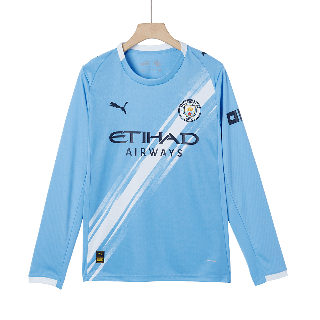 Manchester City Tröja 2025/26 Hemma Långärmad Blå
