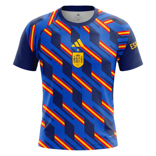 Spanien Tröja 2026 Före match Mörkblå