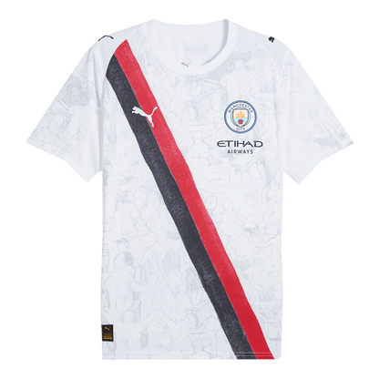 Manchester City Tröja MARMOUSH #7 2025/26 Vit-3