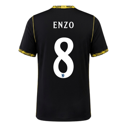 Chelsea Tröja ENZO #8 2026/27 Borta Svart - UCL-3