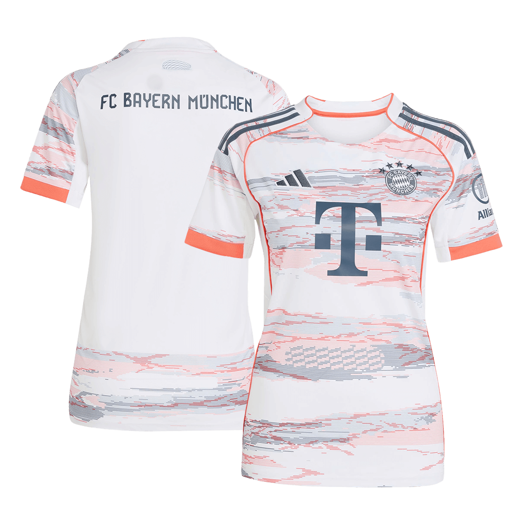 Bayern Munich Tröja 2025/26 Borta Vit Dam