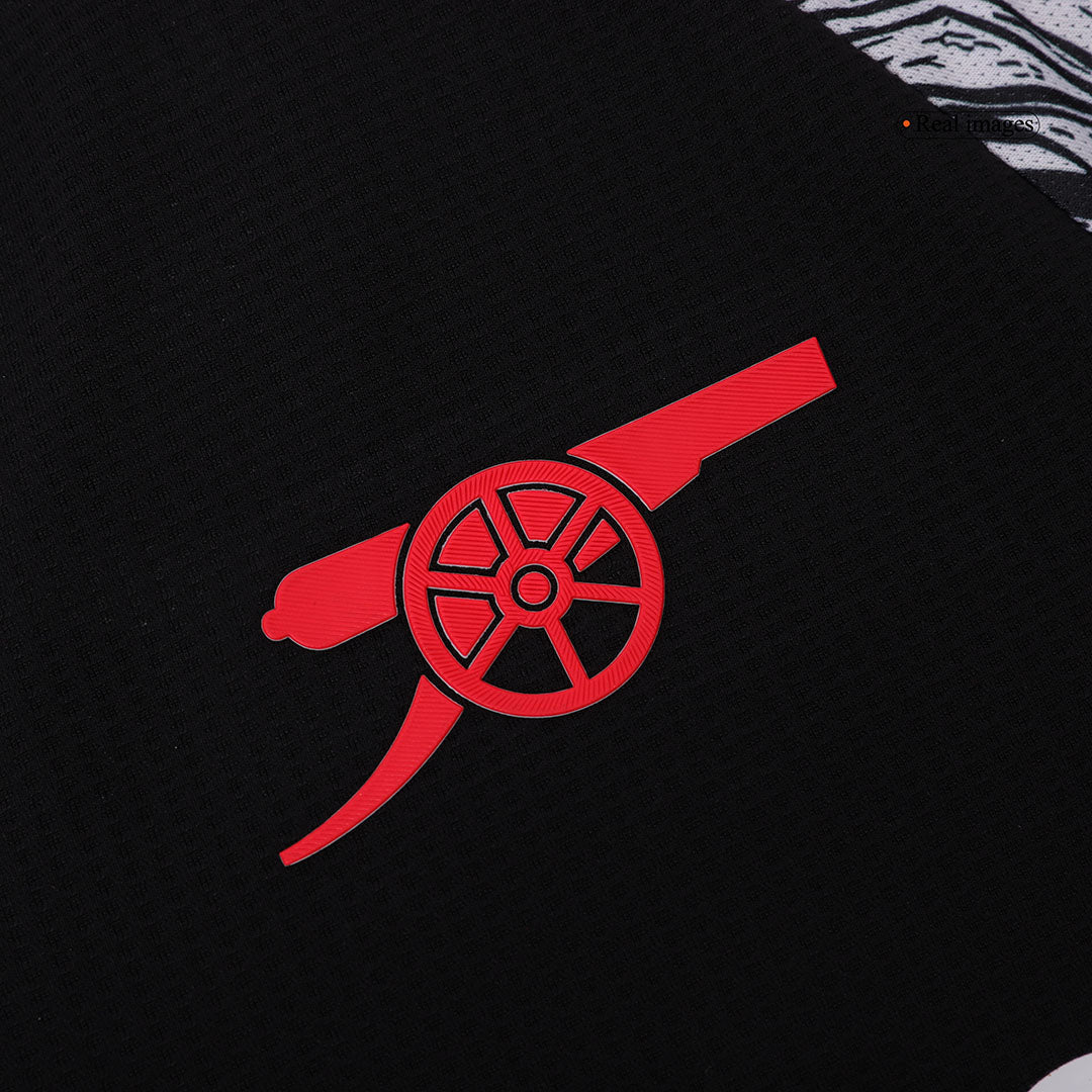 Arsenal Tröja SAKA #7 2024/25 Borta Svart