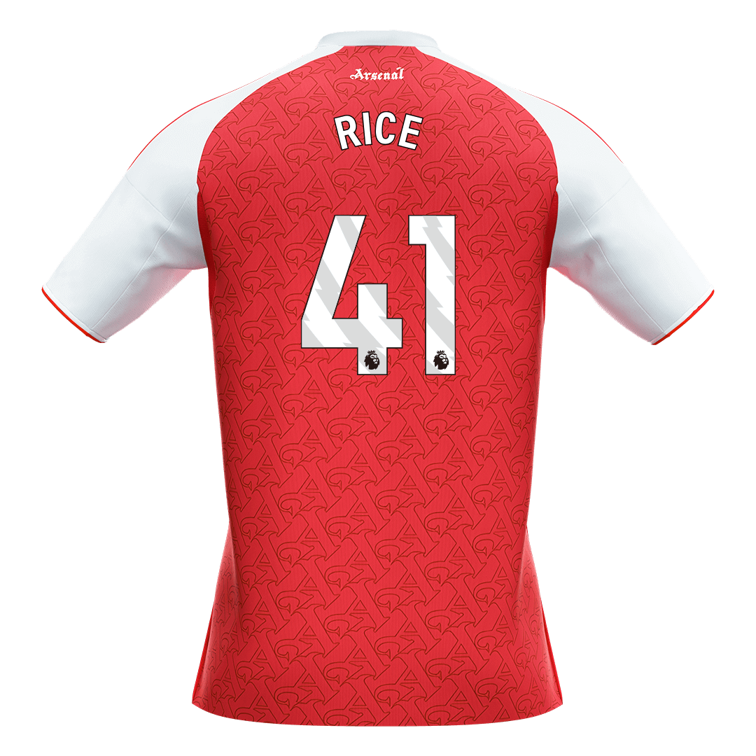 RICE #41 Arsenal Tröja 2025/26 Hemma Premium Röd-10