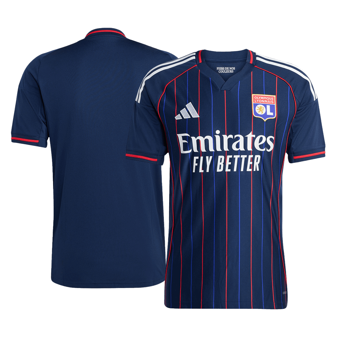Olympique Lyonnais Tröja 2025/26 Borta Mörkblå