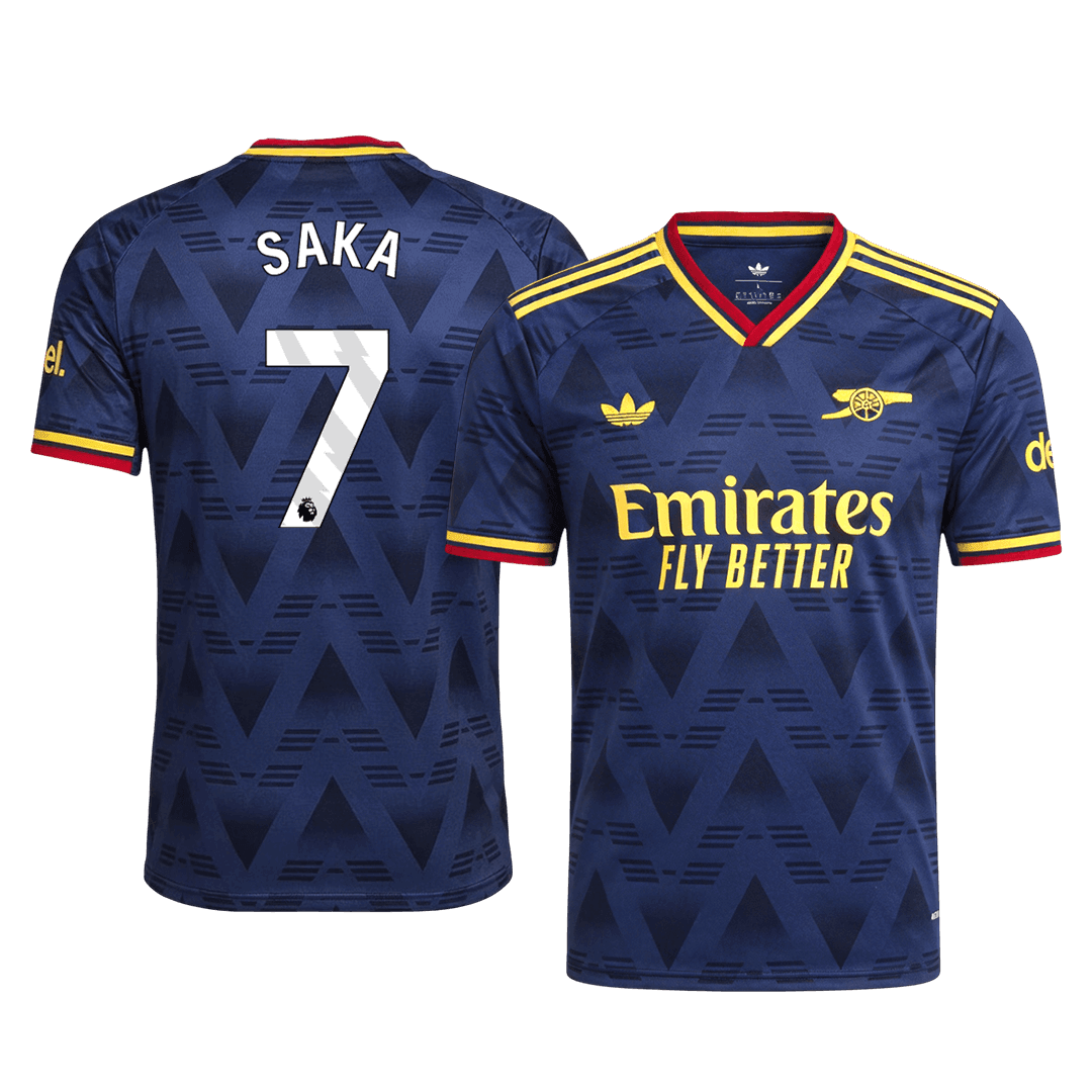 Arsenal Tröja SAKA #7 2026/27 Borta Autentisk Mörkblå