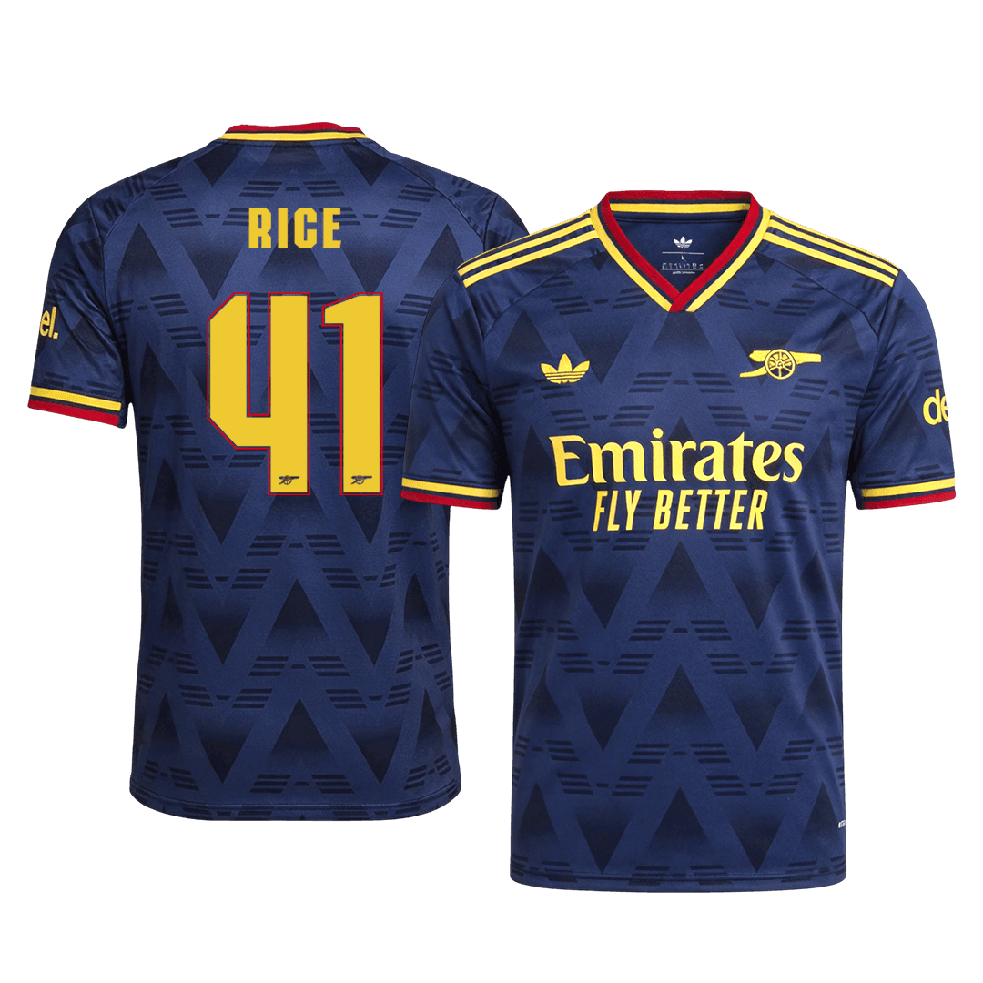 Arsenal Tröja RICE #41 2026/27 Borta Autentisk Mörkblå - UCL