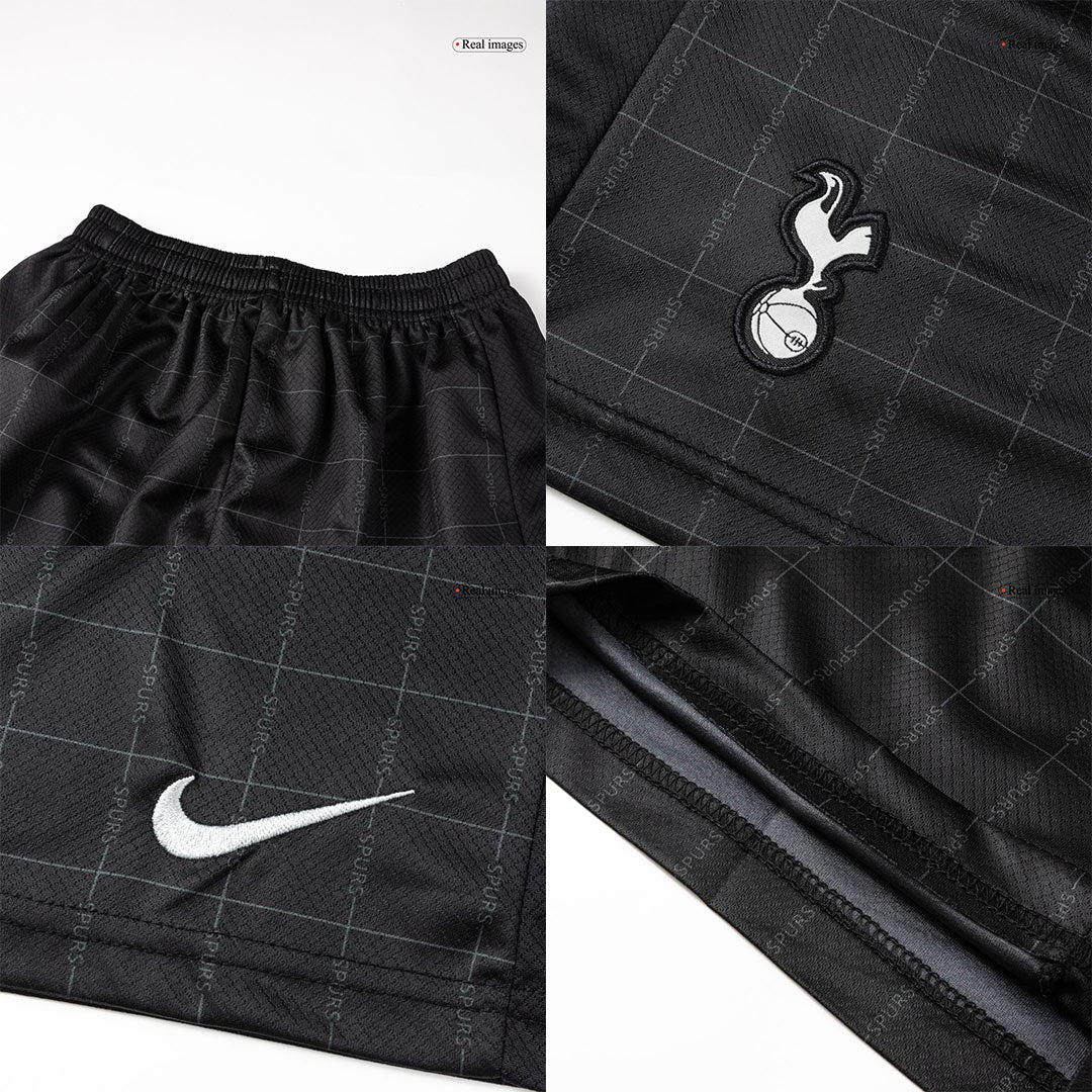 Tottenham Hotspur Tröja 2025/26 Borta Svart Barn-2