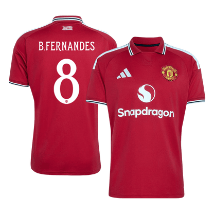 Manchester United Tröja B.FERNANDES #8 2026/27 Hemma Röd - UCL