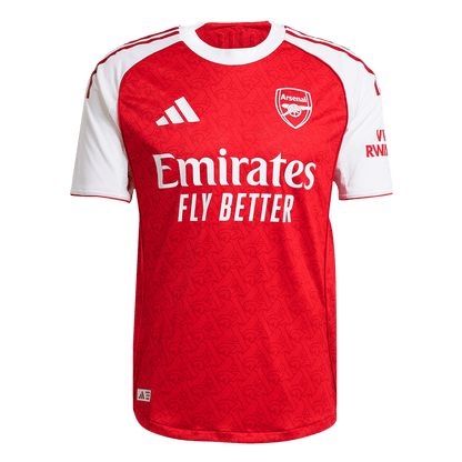 Arsenal Tröja SALIBA #2 2025/26 Hemma Röd-13