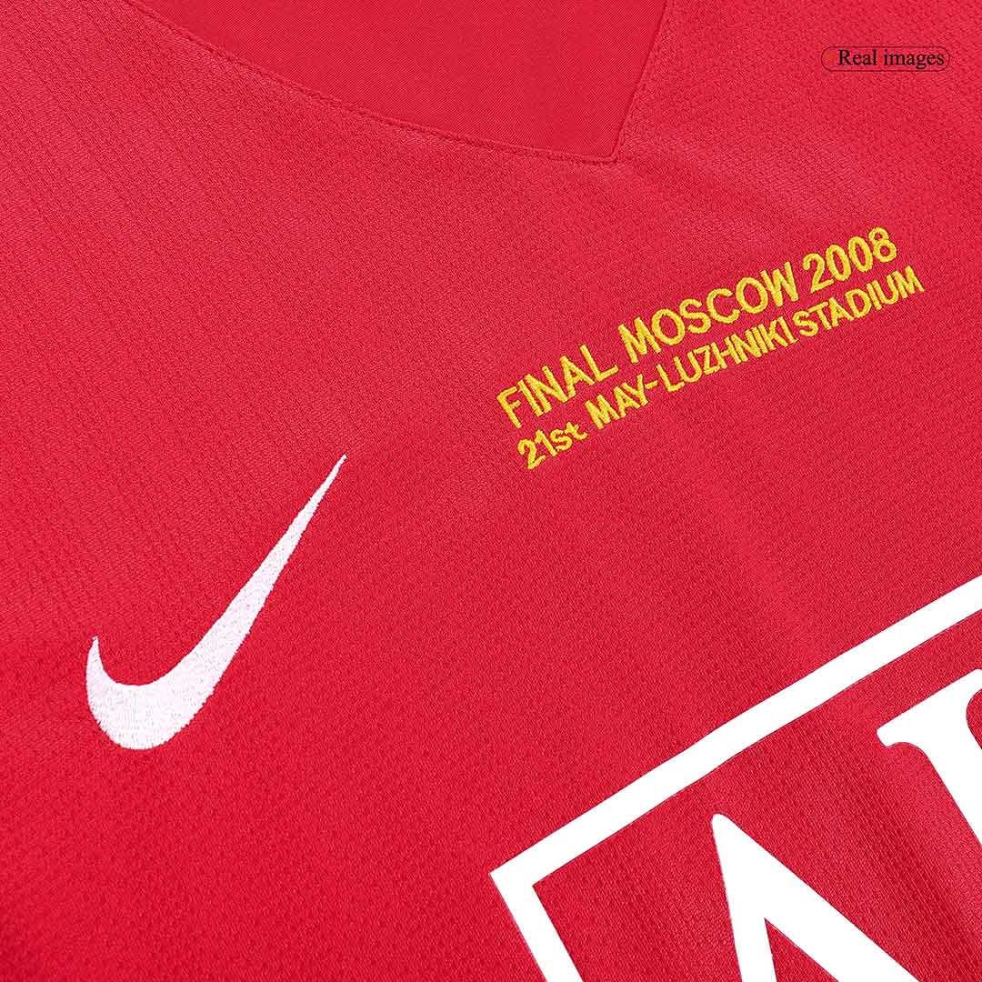 ROONEY #10 Manchester United Hemmatröja 2007/08 Retro Tröja
 Röd - UCL Final