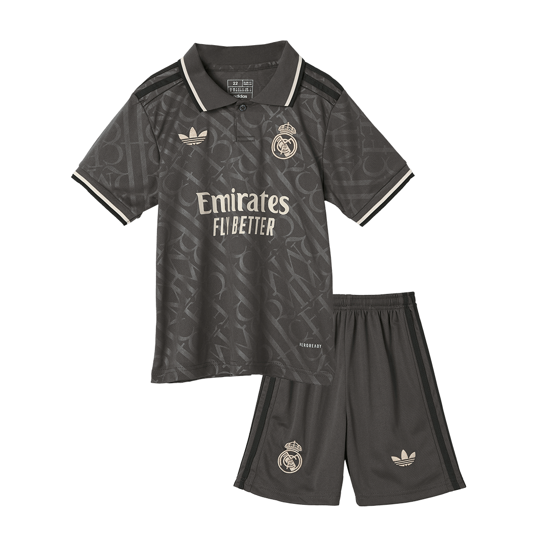 Real Madrid Tröja 2024/25 Tredje Grå Barn-17
