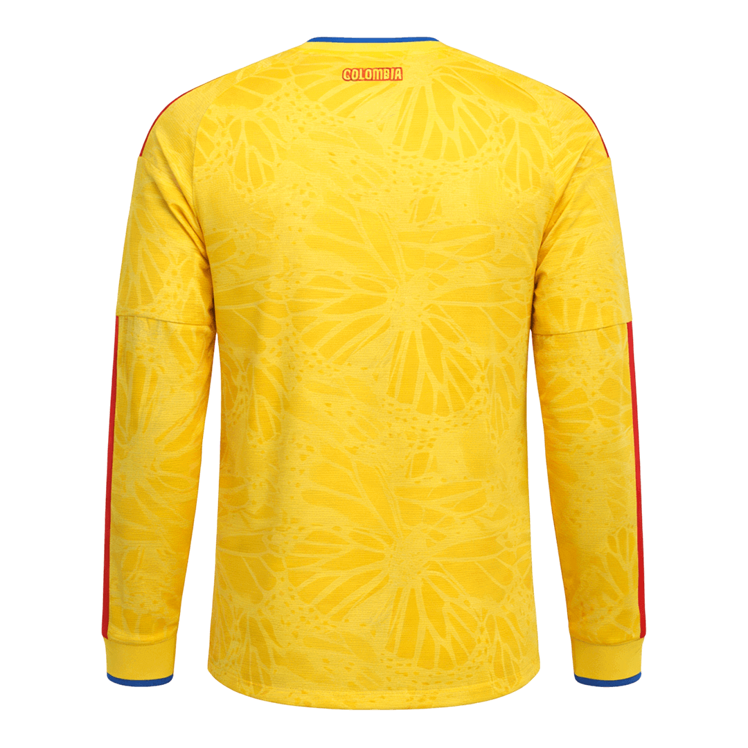 Colombia Tröja 2026 Hemma Långärmad Gul