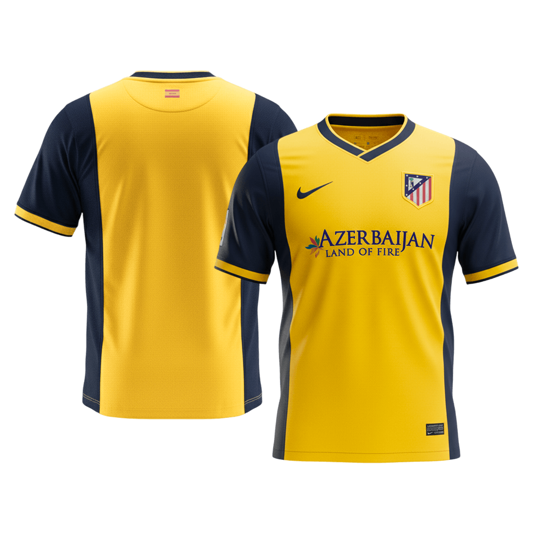 Atletico Madrid Bortatröja 2013/14 Retro Tröja
 Gul