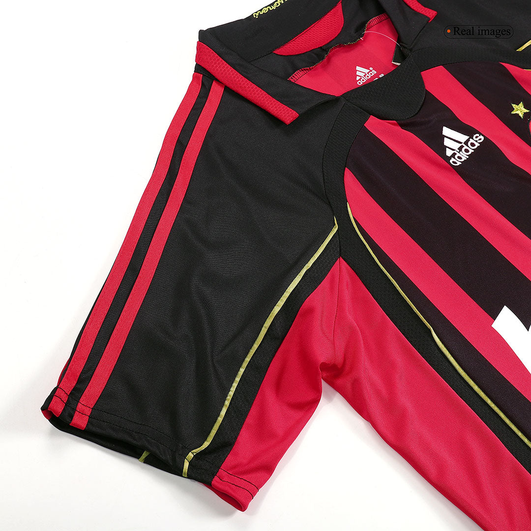 MALDINI #3 AC Milan Hemmatröja 2006/07 Retro Tröja
 Röd & Svart