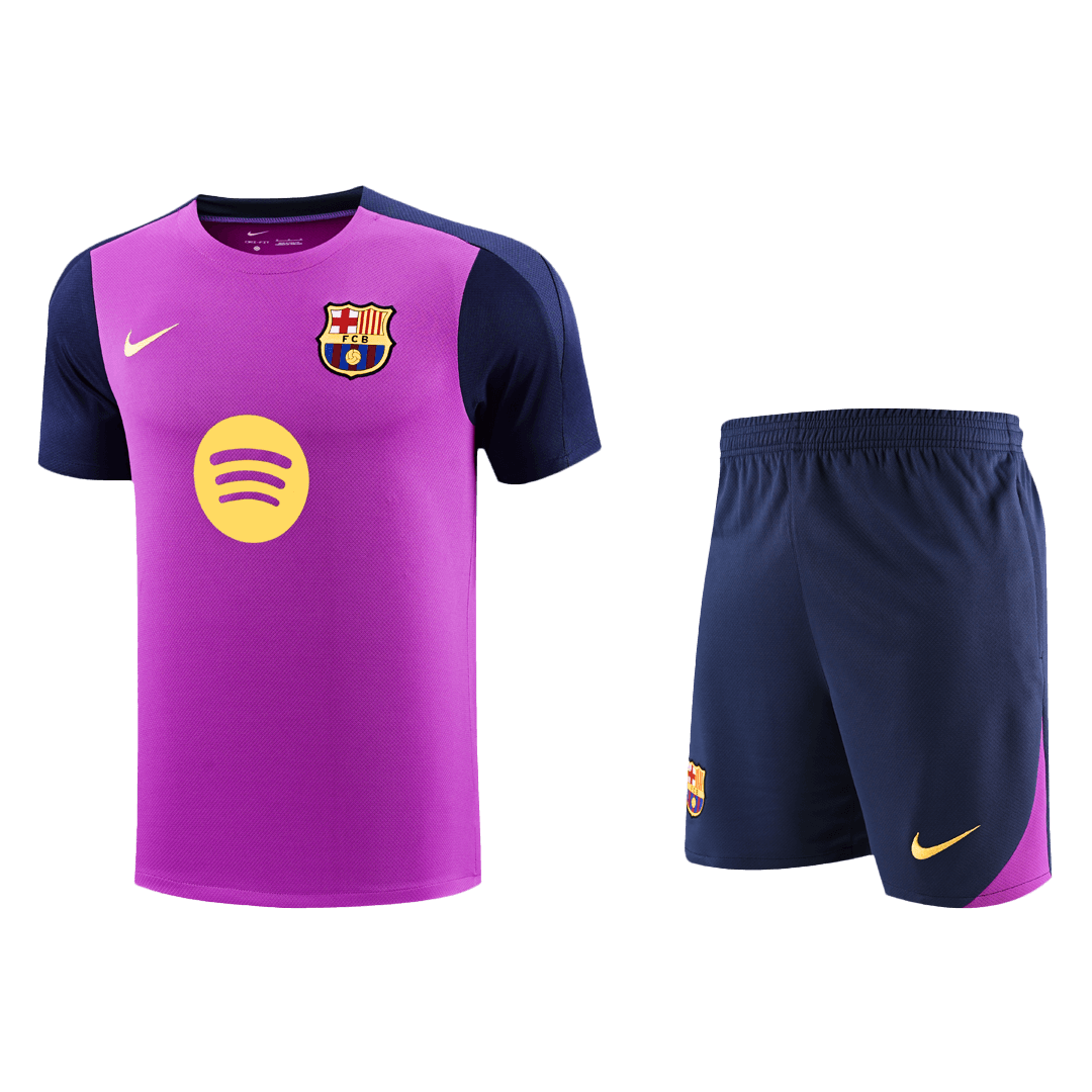 Barcelona Tröja Före matchställ 2025/26 Lila