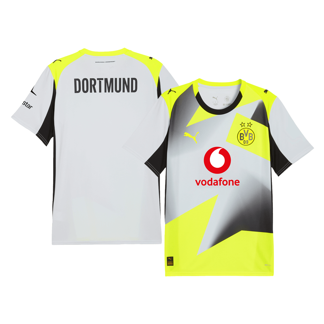 Borussia Dortmund Tröja 2025/26 Borta Grå-10