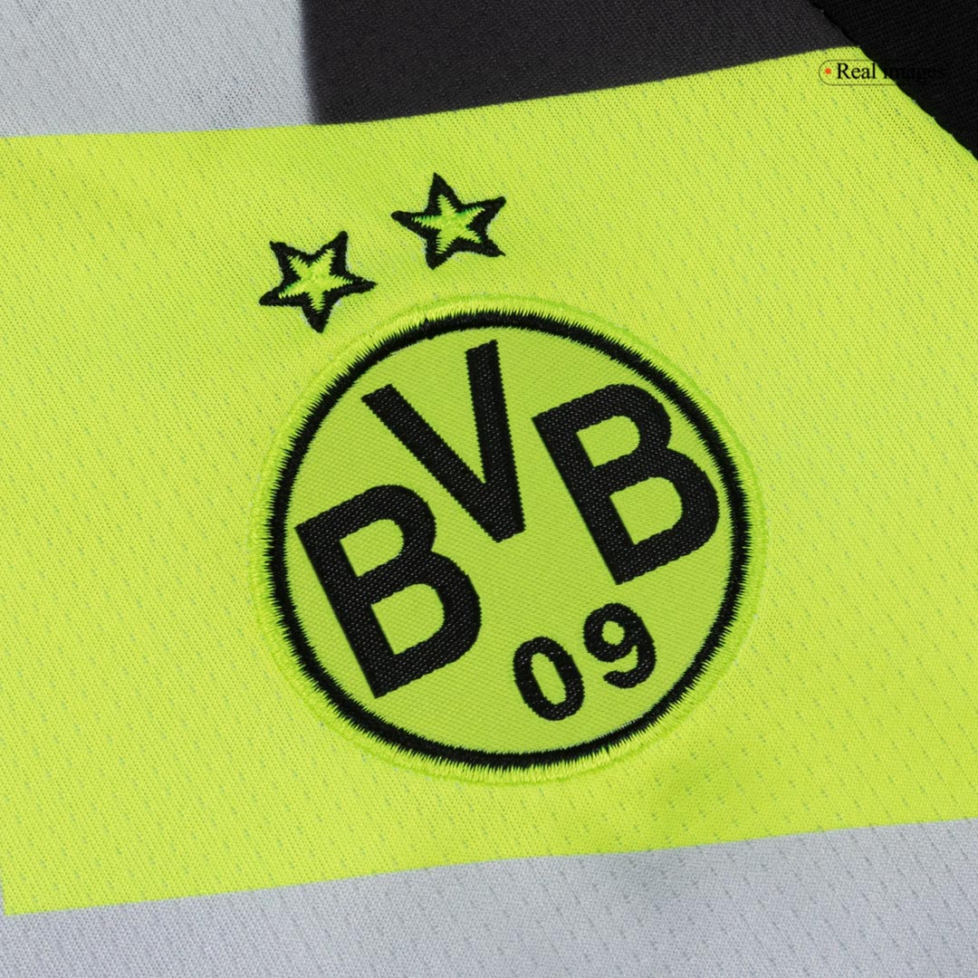 Borussia Dortmund Tröja 2025/26 Borta Grå Barn