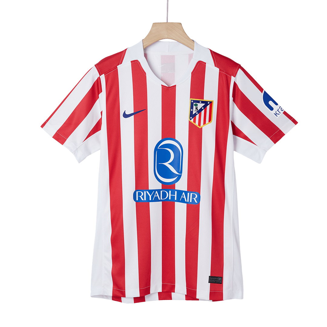 Atletico Madrid Tröja GRIEZMANN #7 2025/26 Hemma Röd & Vit-10