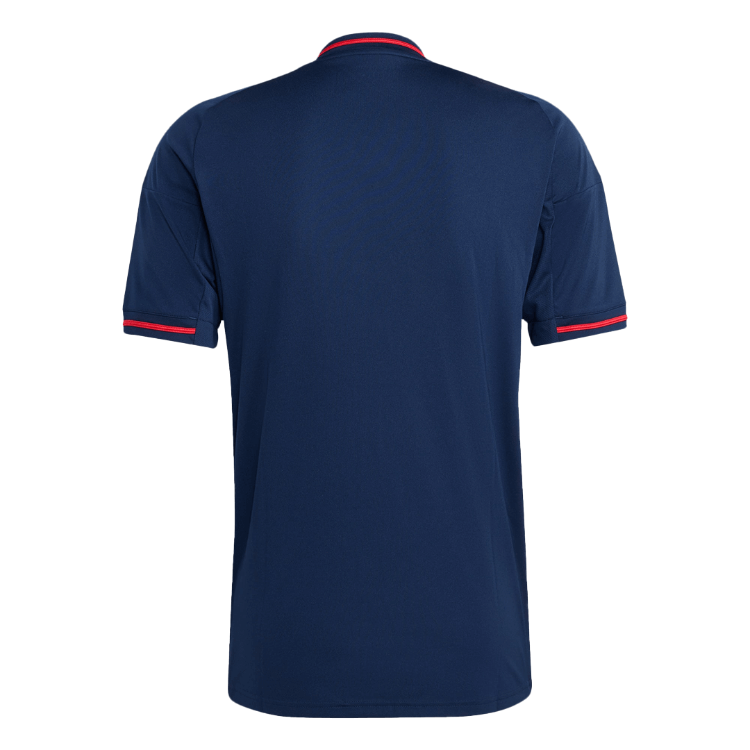 Olympique Lyonnais Tröja 2025/26 Borta Mörkblå-9