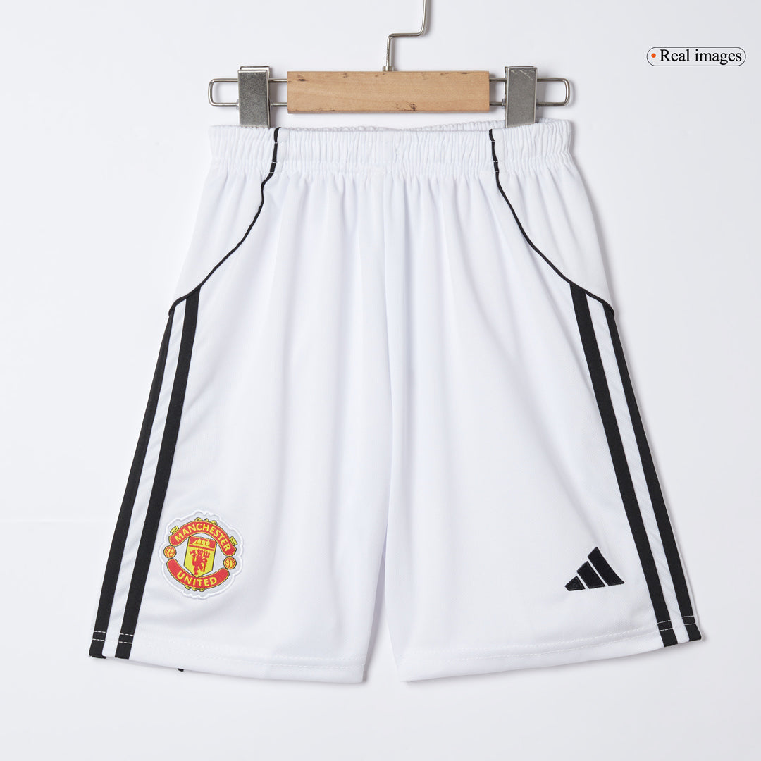 Manchester United Tröja 2025/26 Hemma Röd Barn-12
