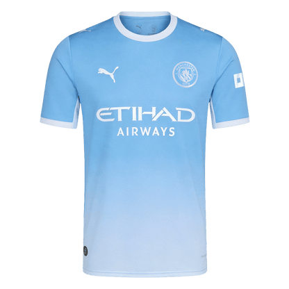 Manchester City Tröja CHERKI #10 2026/27 Hemma Blå-11