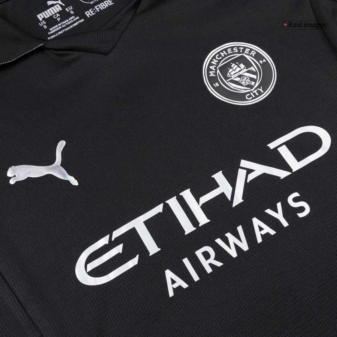 Manchester City Tröja 2025/26 Borta Svart Dam-6