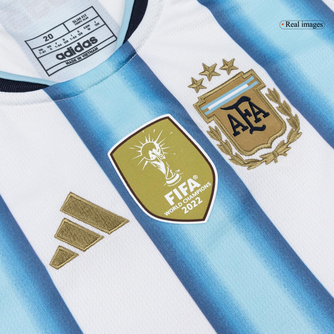 Argentina Tröja 2026 Hemmaställ Blå & Vit Barn
