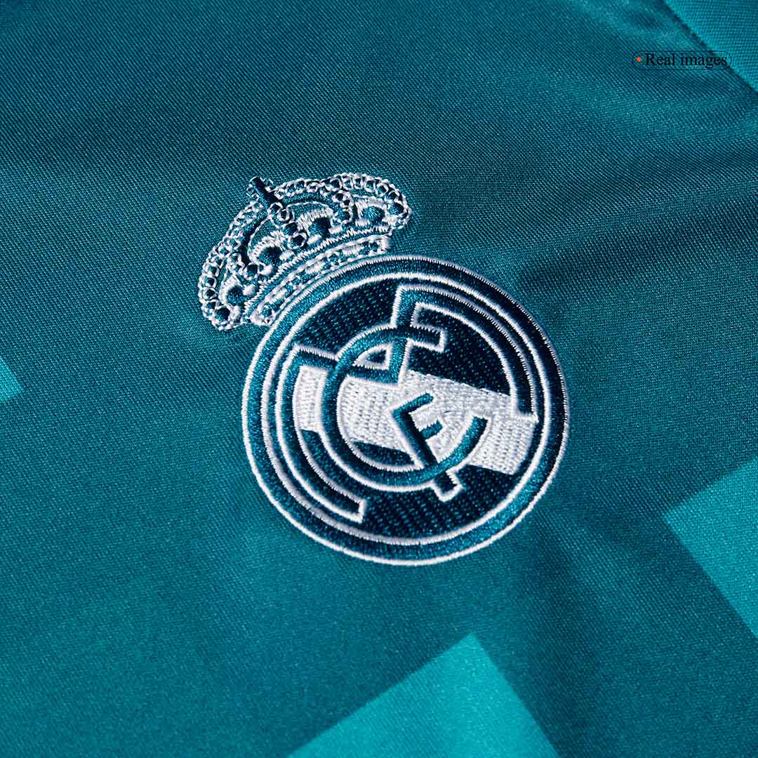Real Madrid Tredjetröja 2017/18 Retro Tröja
 Blå-6