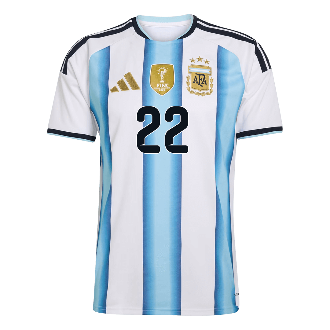 L.MARTÍNEZ #22 Argentina Tröja 2026 Hemma Premium Blå & Vit-10