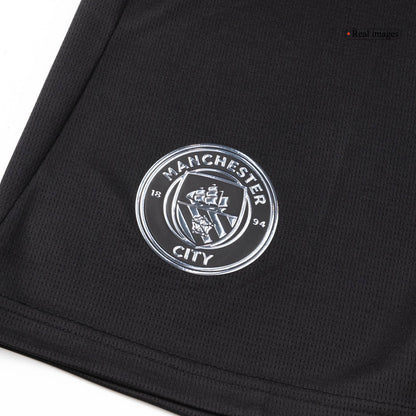 Manchester City Tröja Bortaställ 2025/26 Svart-4