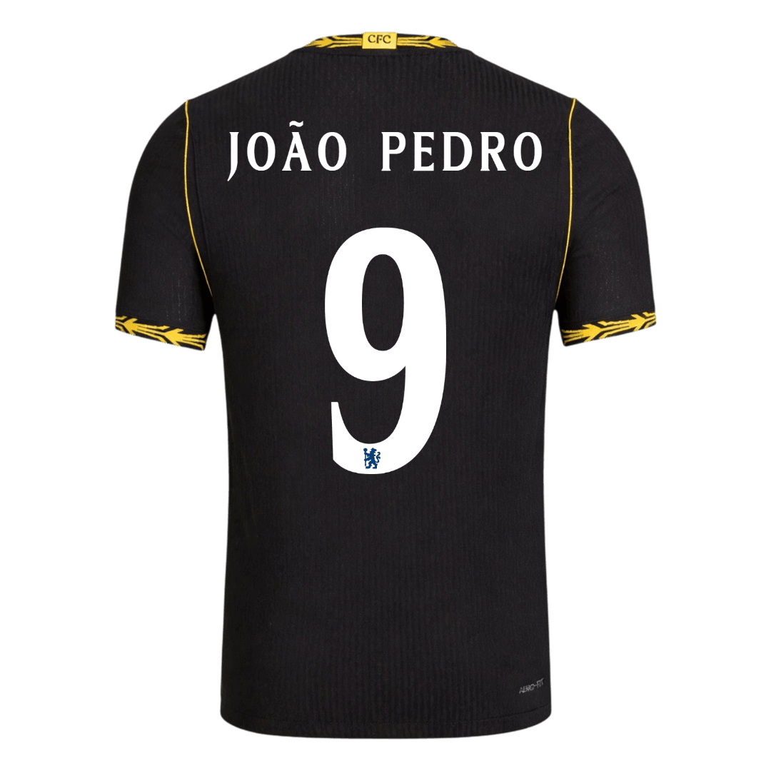 Chelsea Tröja JOÃO PEDRO #9 2026/27 Borta Autentisk Balck - UCL