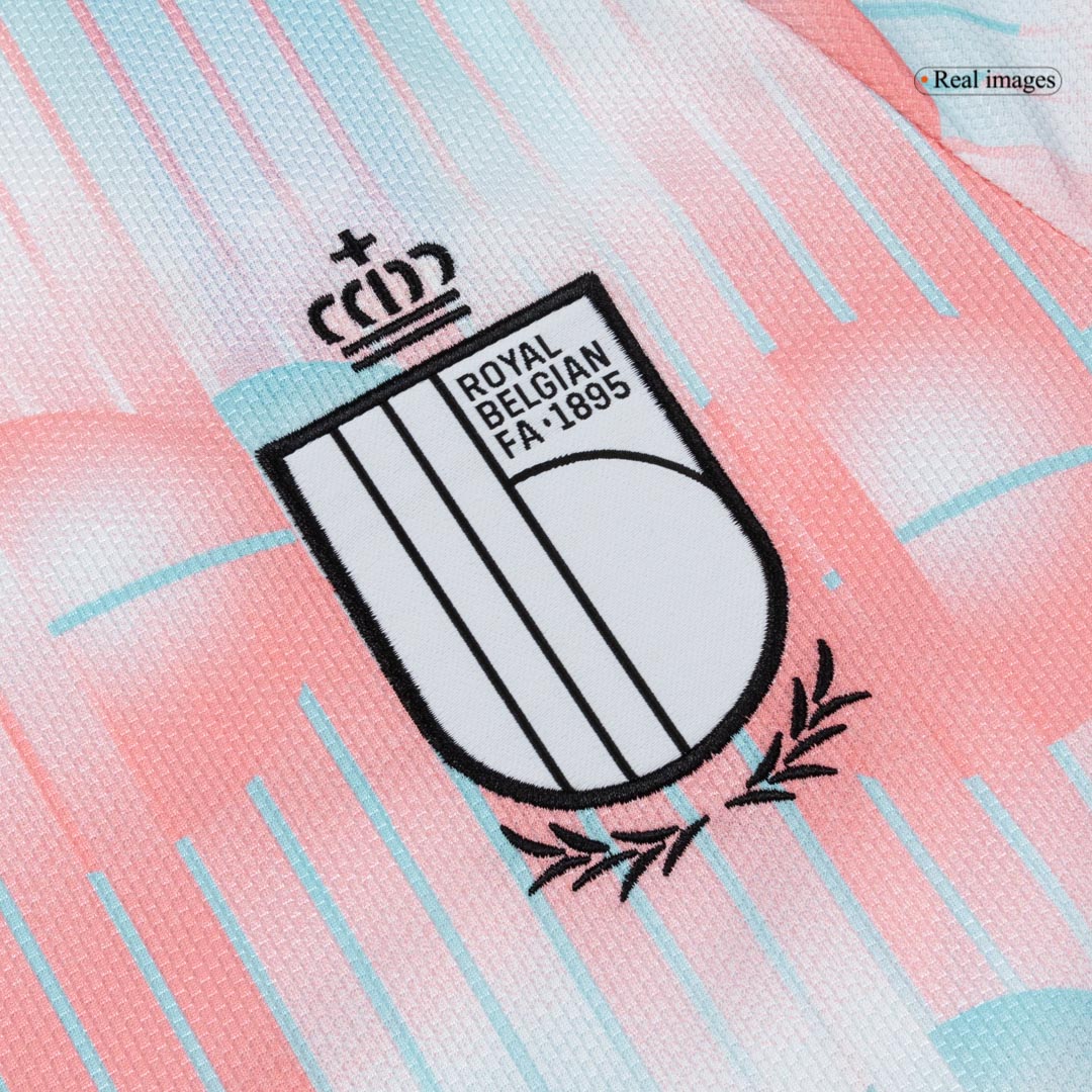 Belgien Tröja 2026 Borta Blue&Pink-6