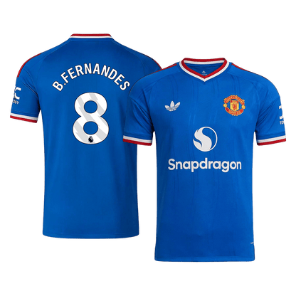 Manchester United Tröja B. FERNANDES #8 2026/27 Borta Blå