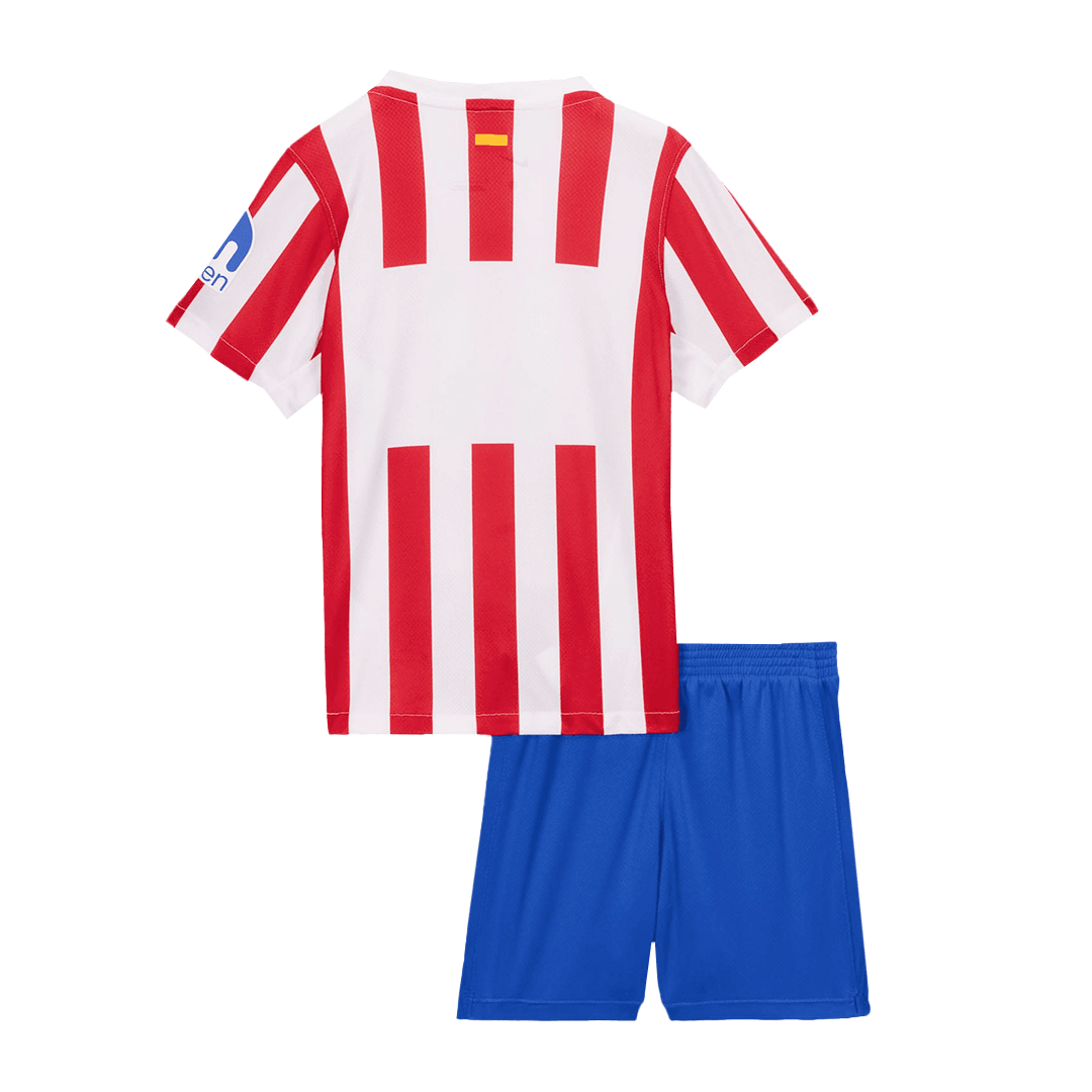 Atletico Madrid Tröja 2025/26 Hemma Röd & Vit Barn-17