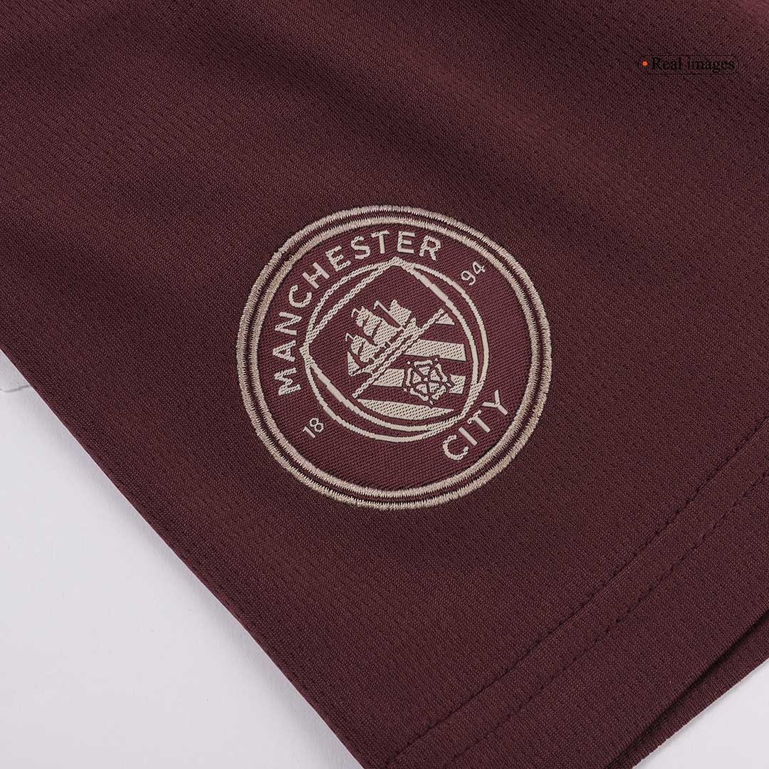 Manchester City Shorts 2024/25 Tredje Röd