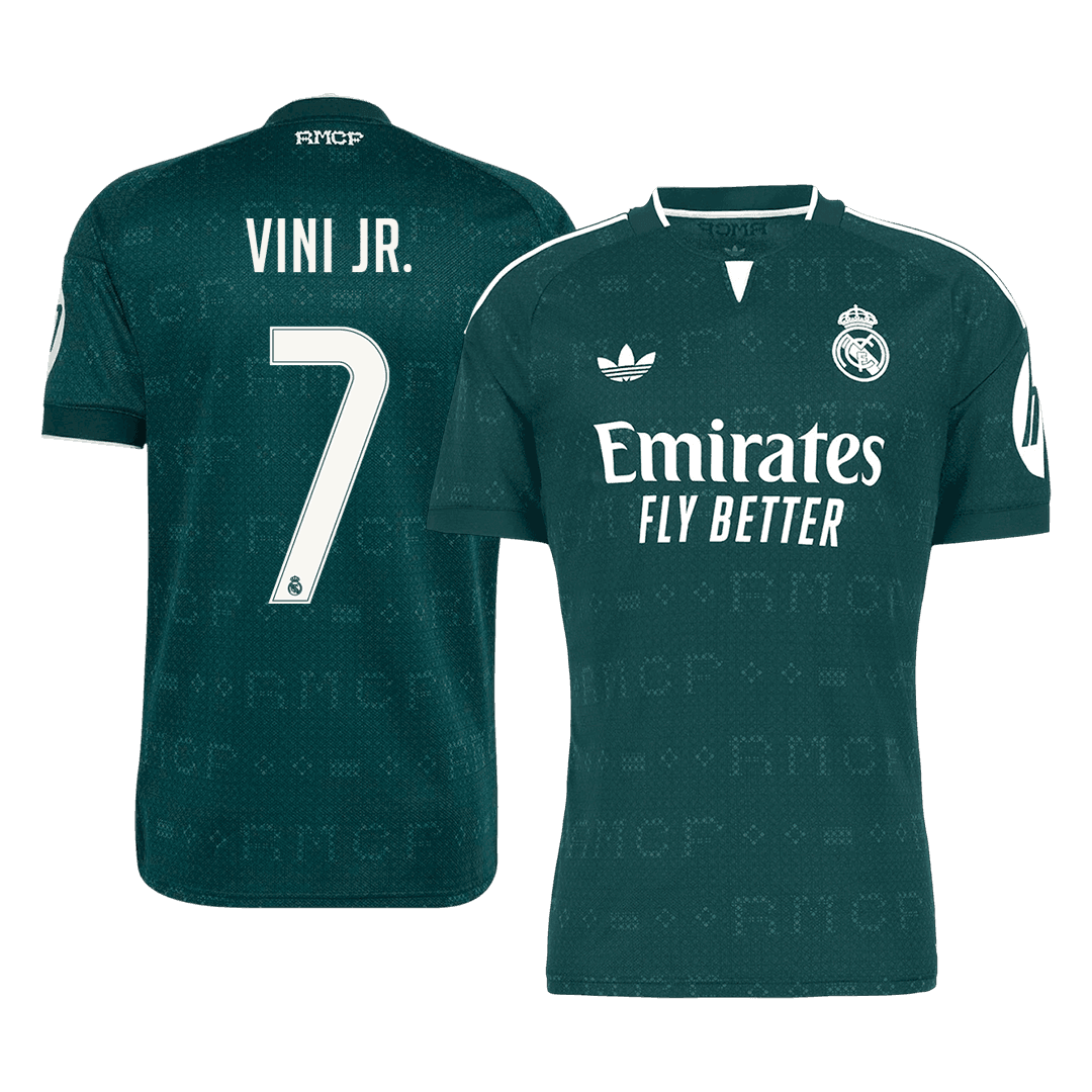 Real Madrid Tröja VINI JR. #7 2026/27 Borta Grön