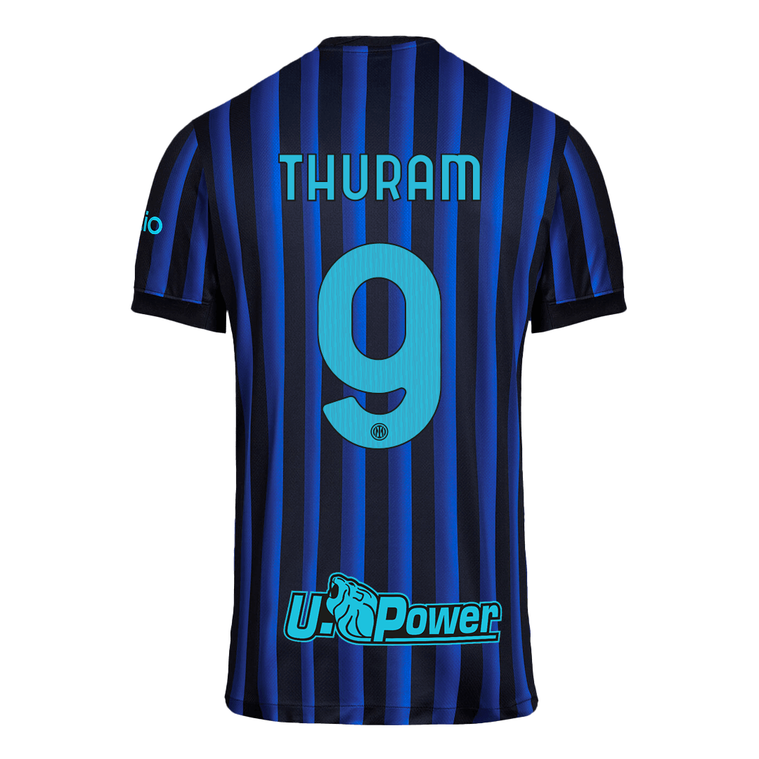 Inter Milan Tröja THURAM #9 2025/26 Hemma Blå och svart