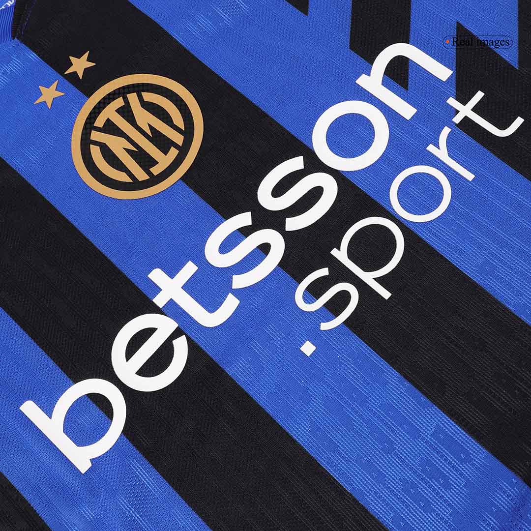 Inter Milan Tröja 2024/25 Hemma Autentisk Blå och svart-7
